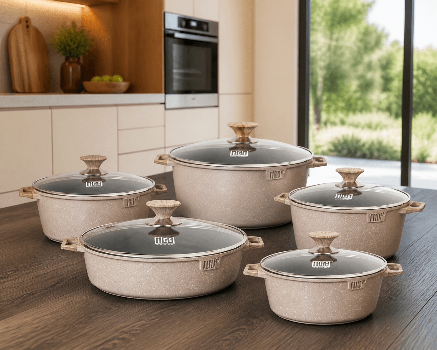 Cook in Style With This Elegant Ceramic Non-Stick Set