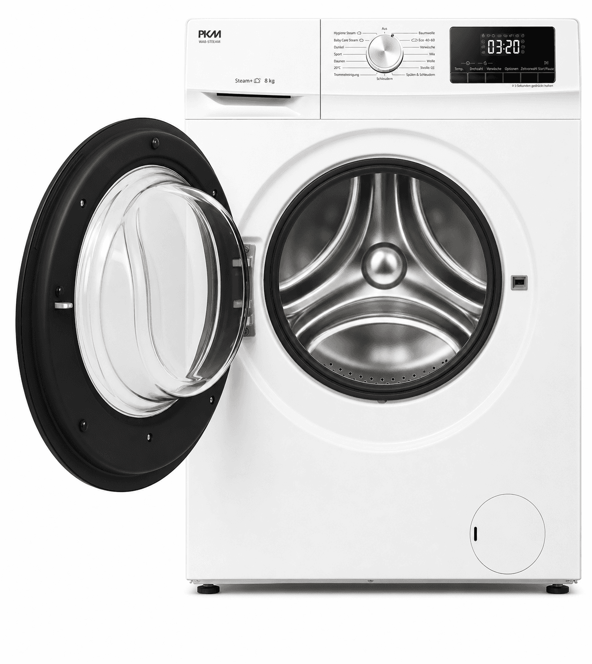 PKM Wa8-Es1415di Fully Automatic Washing Machine White Free-Standing