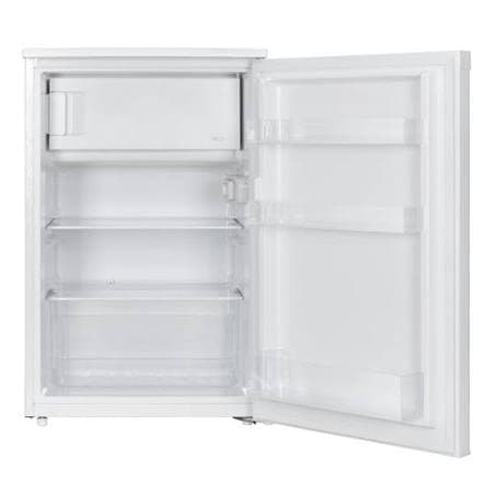 PKM Ks115ew Compact Freestanding Fridge With a Small Freezer