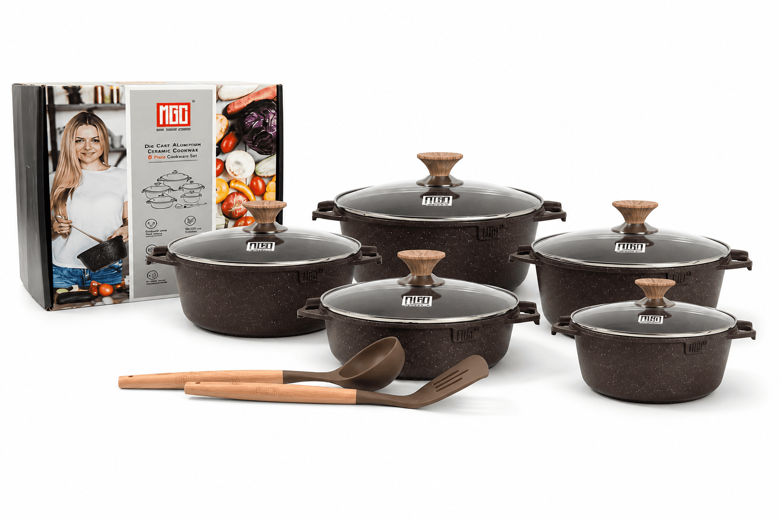 Cook in Style With This Elegant Ceramic Non-Stick Set
