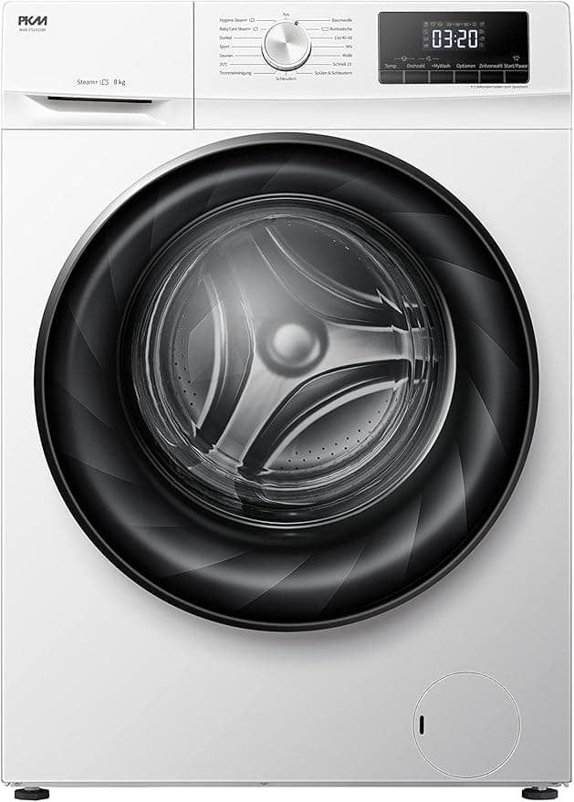 PKM Wa8-Es1415di Fully Automatic Washing Machine White Free-Standing